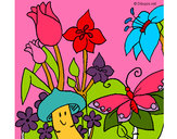 Dibujo Fauna y flora pintado por maraaa