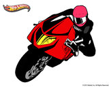 Dibujo Hot Wheels Ducati 1098R pintado por TomyBJ1905