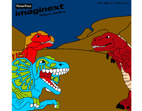 dinosaurios enojaos