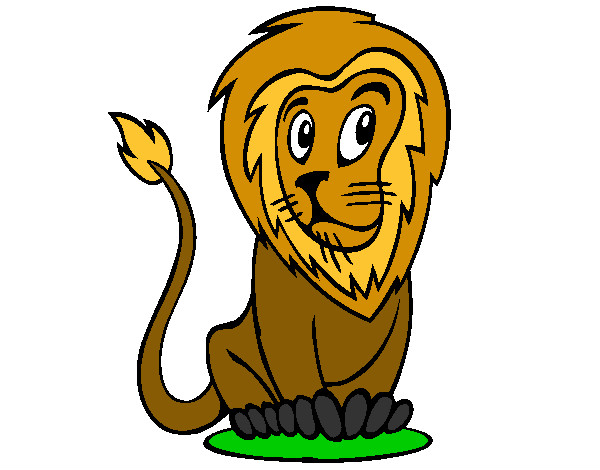 Dibujo León 3 pintado por Abigaib