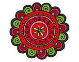 Dibujo Mandala alegre pintado por ichilola