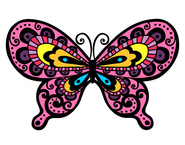 Dibujo Mariposa bonita pintado por annsita