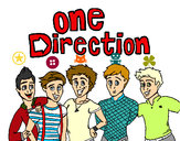 Dibujo One Direction 3 pintado por les123