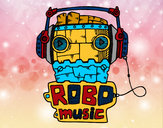 Dibujo Robot music pintado por EIrubius
