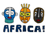 Dibujo Tribus de África pintado por jesuskatsu