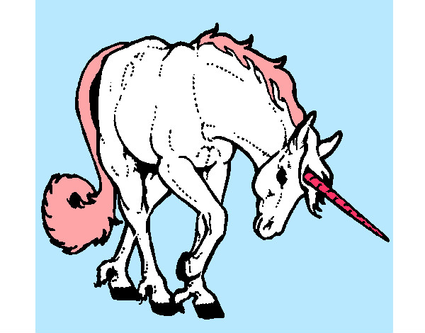 Dibujo Unicornio bravo pintado por Mayraa