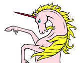 Dibujo Unicornio salvaje pintado por shareny
