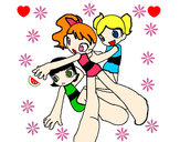 Dibujo 3 chicas pintado por nadeshiko