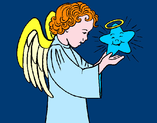 Ángel y estrella