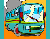 Dibujo Autobús pintado por queyla