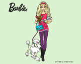 Dibujo Barbie con sus mascotas pintado por Nereals