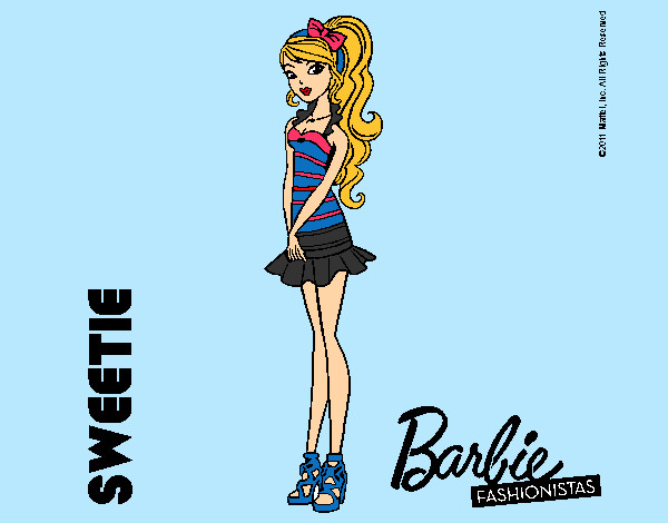 Dibujo Barbie Fashionista 6 pintado por Nereals