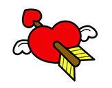 Dibujo Corazón de San Valentín pintado por angelesss