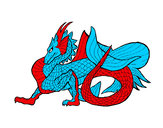 Dibujo Dragón de mar pintado por rubenick