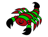 Dibujo Escorpión feliz pintado por chuliss