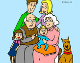 Dibujo Familia pintado por irenelktsa