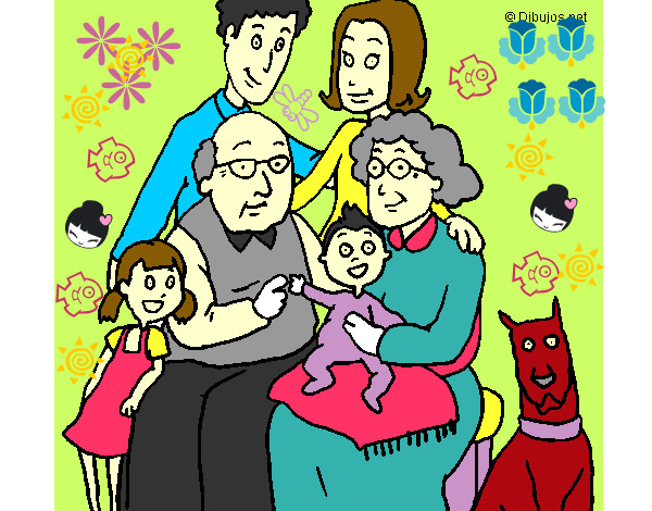 Dibujo Familia pintado por yulu