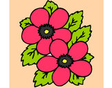 Dibujo Flores 1 pintado por OriRubilar