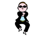 Dibujo Gangnam Style pintado por TomyBJ1905