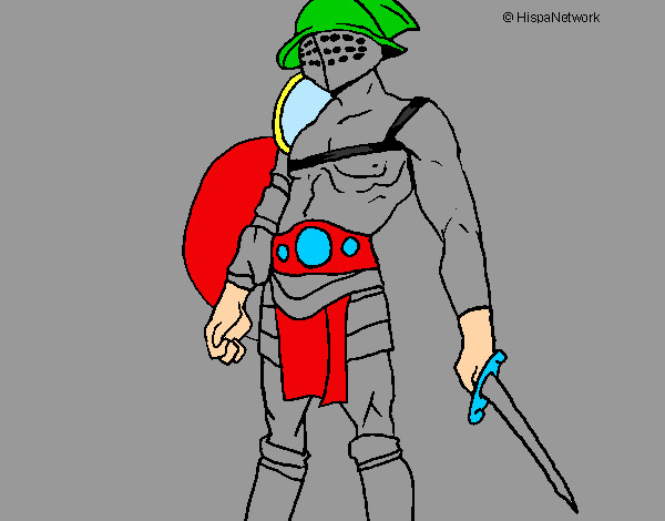Dibujo Gladiador pintado por carmenjuan