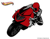 Dibujo Hot Wheels Ducati 1098R pintado por diegoguapo