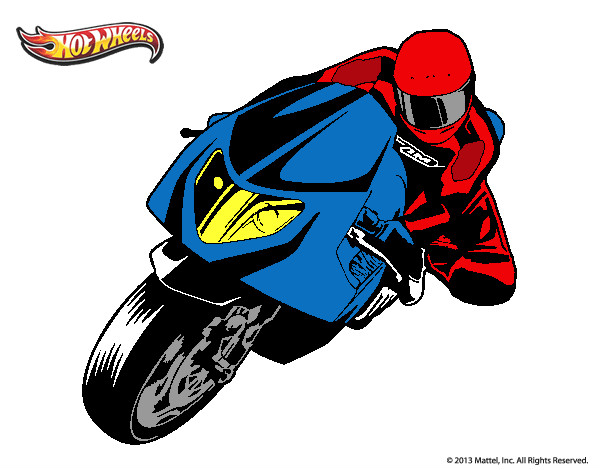 Dibujo Hot Wheels Ducati 1098R pintado por johan302