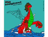 Dibujo Imaginext 9 pintado por euniceg