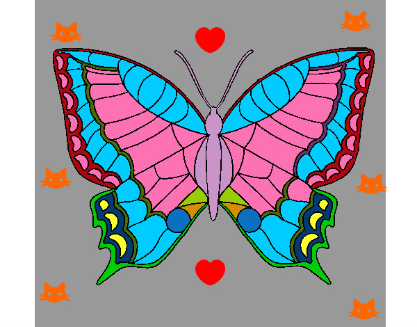 Dibujo Mariposa 16 pintado por kristie