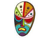 Dibujo Máscara enfadada pintado por hellen03