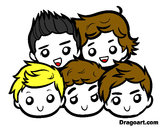 Dibujo One Direction 2 pintado por Audrey876