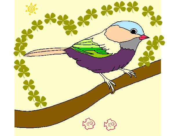 Dibujo Pájarito 1 pintado por keyla777