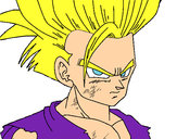 Dibujo Son Gohan pintado por MikuHastun