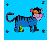 Dibujo Tigre 1 pintado por biaani9