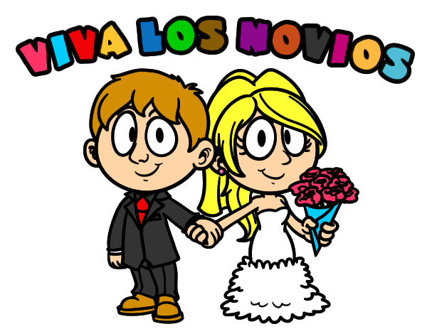 Dibujo Viva los novios pintado por Jesica