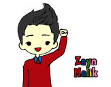 Dibujo Zayn Malik pintado por beliebe