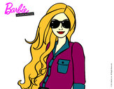 Dibujo Barbie con gafas de sol pintado por nairyass