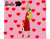 Dibujo Barbie flamenca pintado por montse1