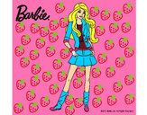 Dibujo Barbie juvenil pintado por montse1