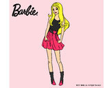 Dibujo Barbie veraniega pintado por montse1