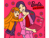 Dibujo El nuevo portátil de Barbie pintado por  janm