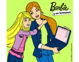 Dibujo El nuevo portátil de Barbie pintado por nikyta
