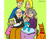 Dibujo Familia pintado por kassandra0