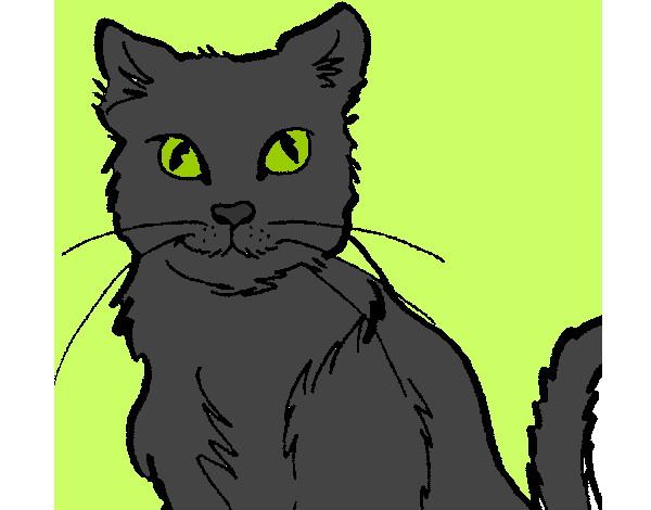 Dibujo Gato pintado por biancaviol