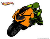 Dibujo Hot Wheels Ducati 1098R pintado por ratel