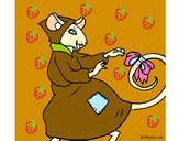 Dibujo La ratita presumida 7 pintado por anaruth251