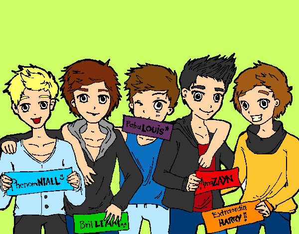 Dibujo Los chicos de One Direction pintado por HotZayn