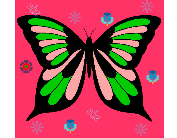 Dibujo Mariposa 8 pintado por Herm