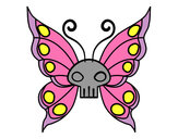 Dibujo Mariposa Emo pintado por nerey