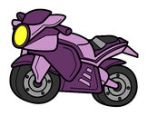 Dibujo Moto deportiva pintado por anaruth251
