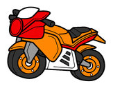 Dibujo Moto deportiva pintado por ruben210